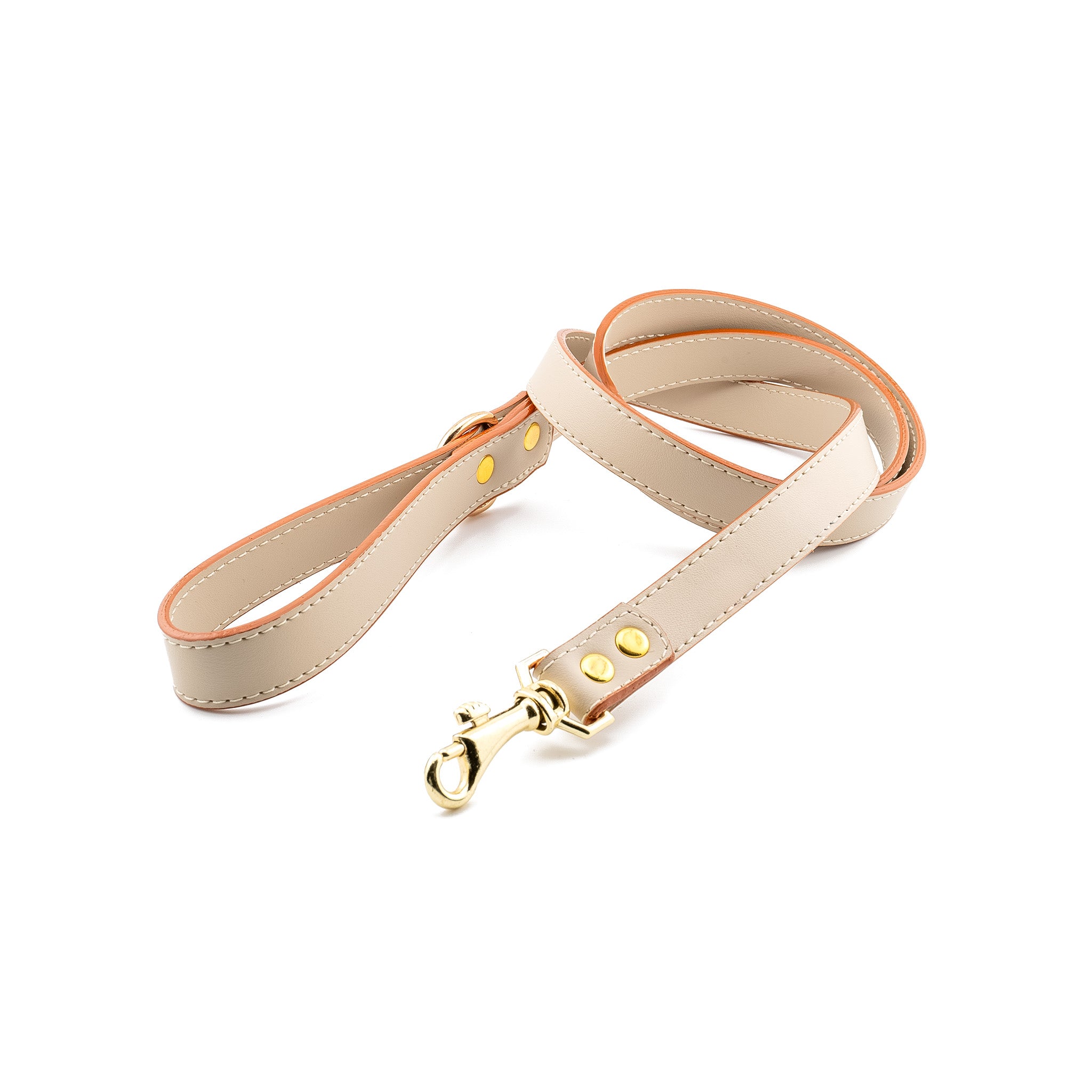 Vegan Leather Leash - Tulip Beige