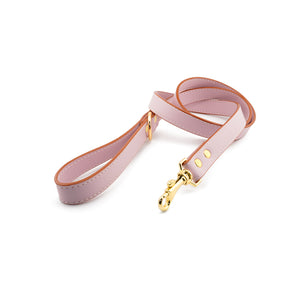 Vegan Leather Leash - Flamingo Pink