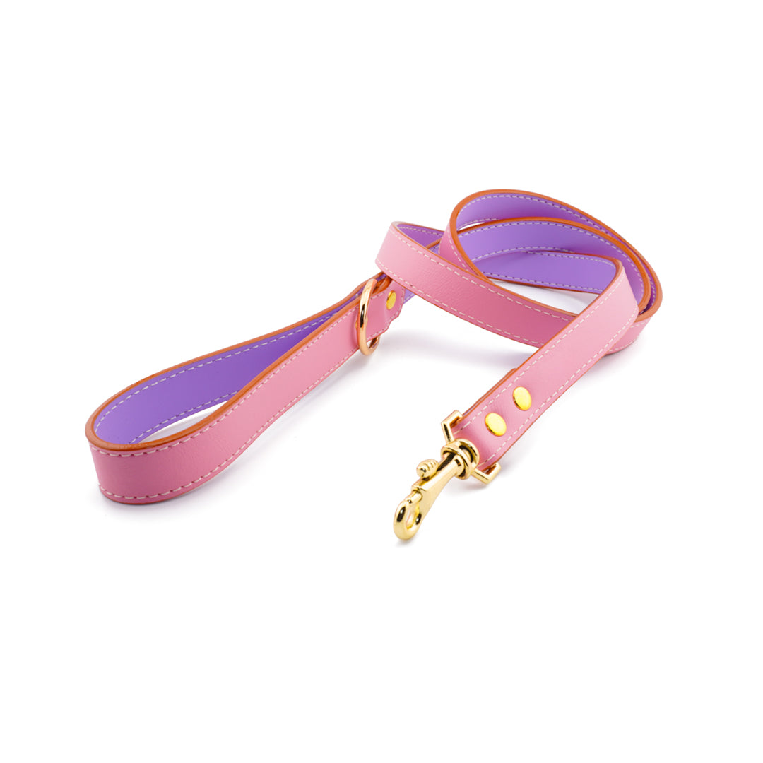Vegan Leather Leash - Lilac