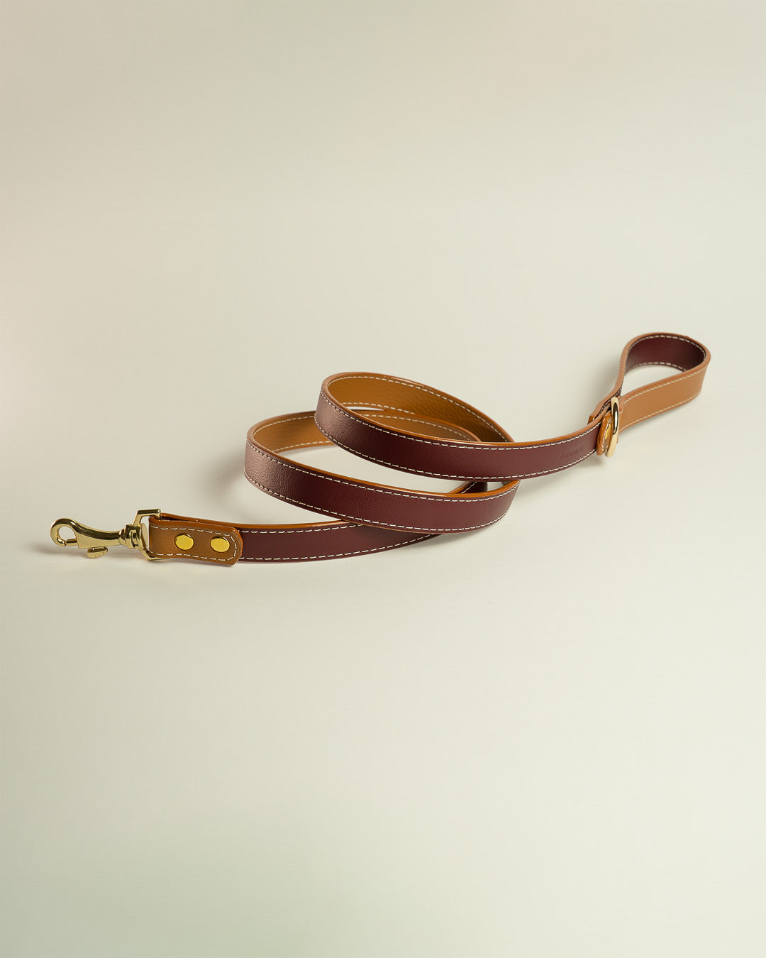 Vegan Leather Leash - Wine Red