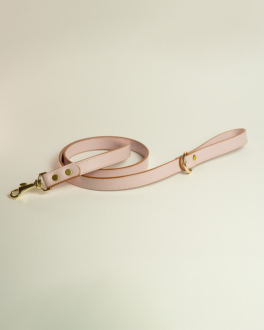 Vegan Leather Leash - Flamingo Pink