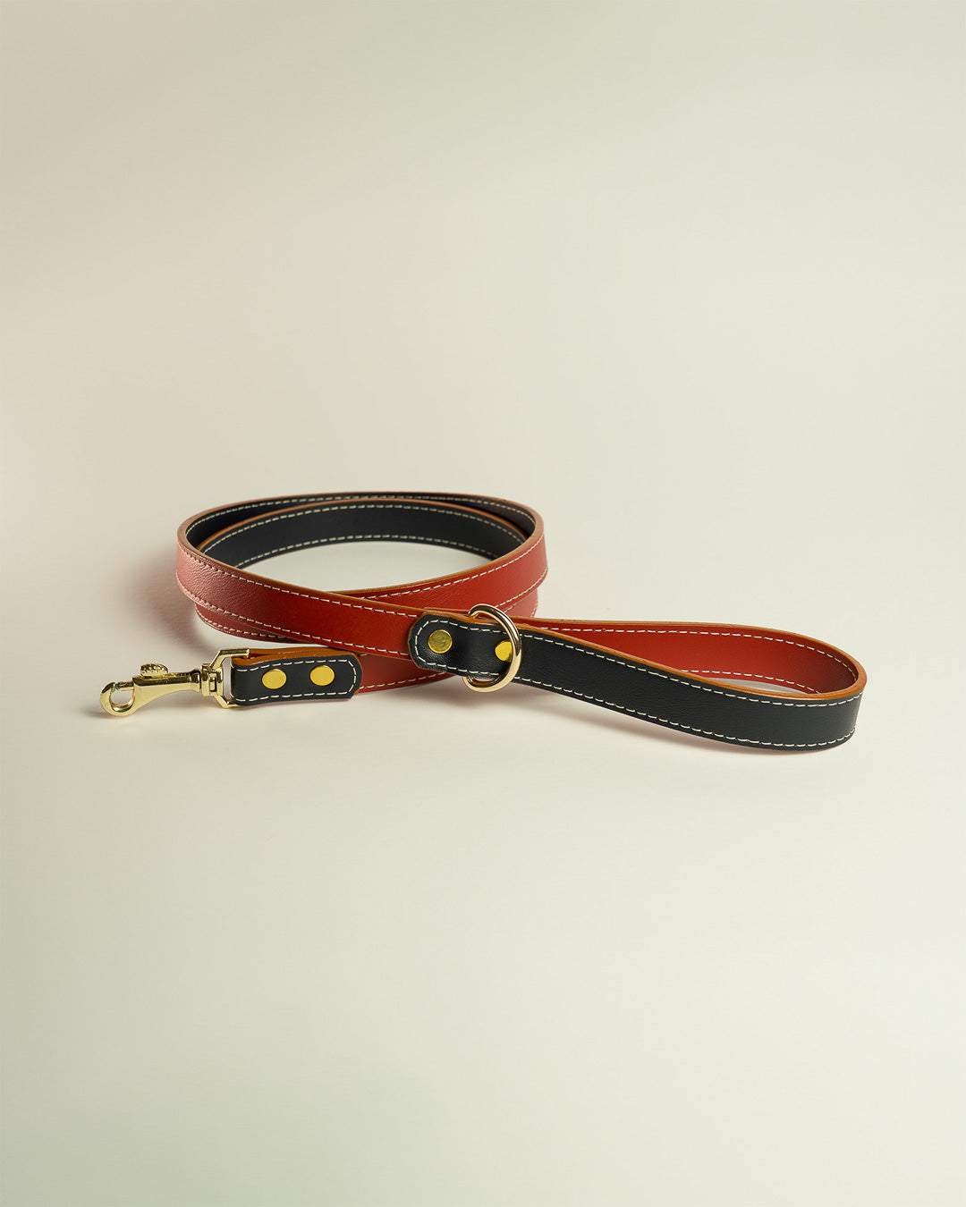 Vegan Leather Leash - Sailor Red