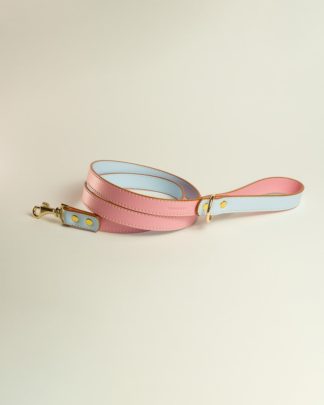 Vegan Leather Leash - Sweet Pink