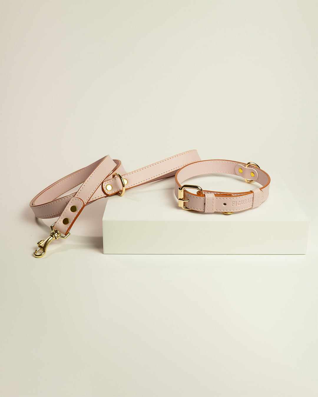 Vegan Leather Dog Bundle - Flamingo