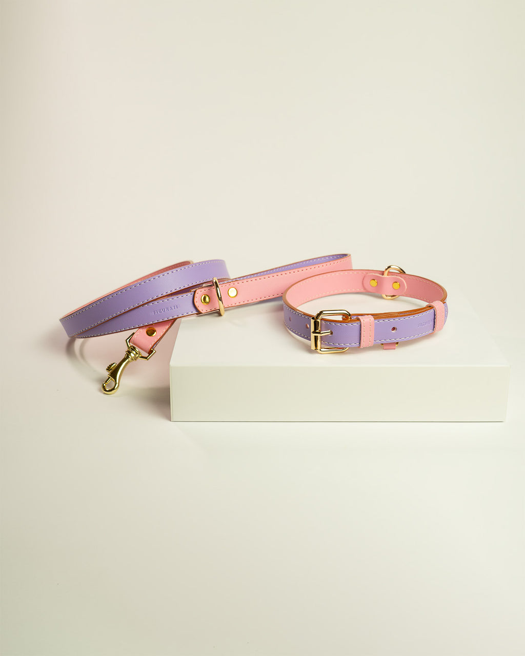 Vegan Leather Dog Bundle - Lilac