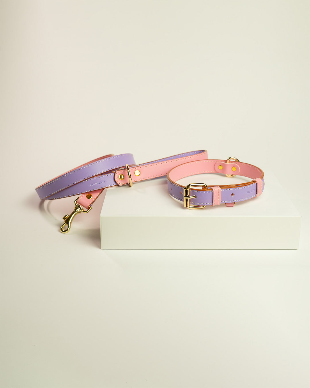 Vegan Leather Dog Bundle - Lilac